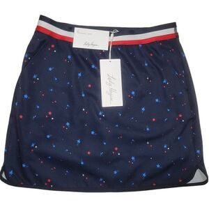 Lady Hagen Golf Skort Women Size XS UPF 50 Stars Patriotic Pull On Skirt NEW